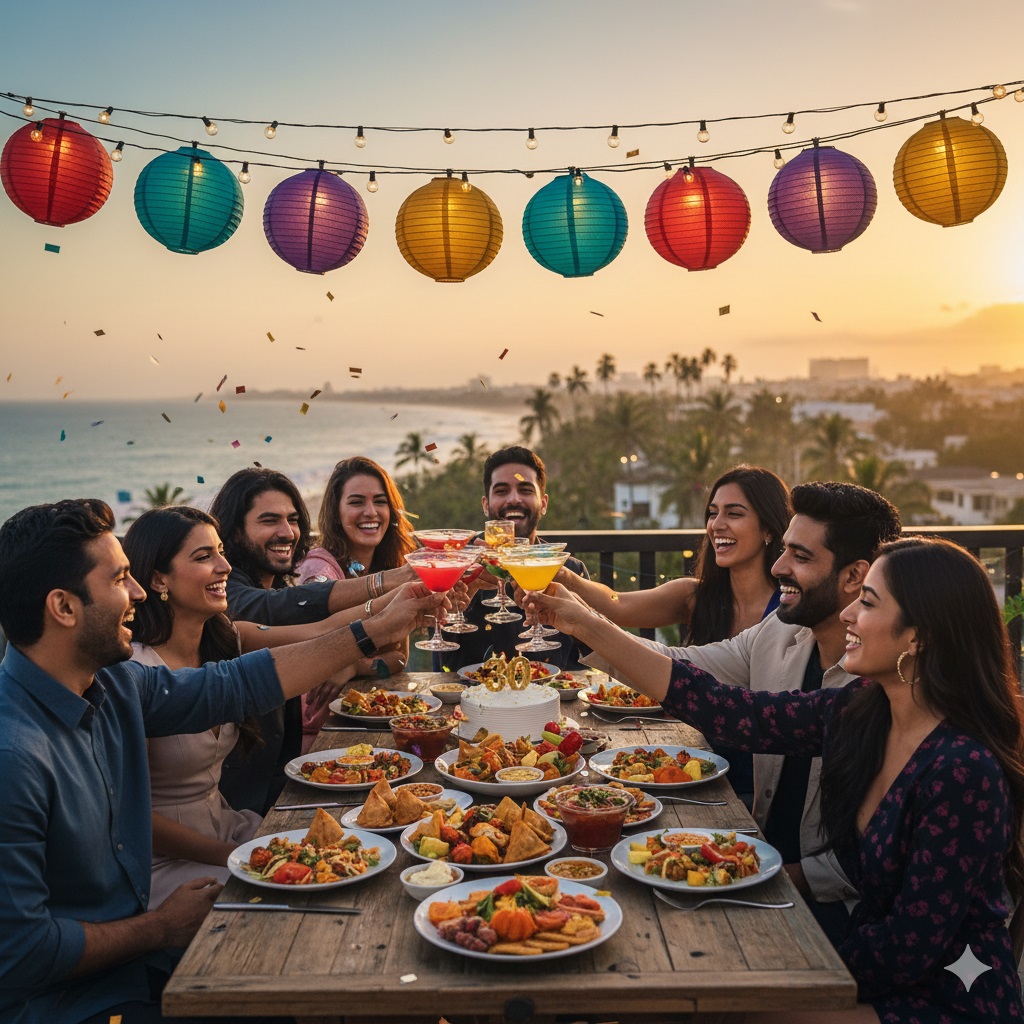 Rooftop Birthday Party